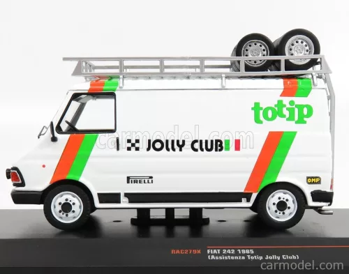 FIAT  242 VAN FIAT TEAM TOTIP JOLLY CLUB ASSISTANCE RALLY 1985 - LANCIA 037