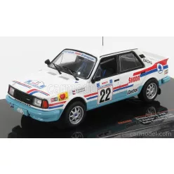   SKODA  130LR N 22 RALLY ACROPOLIS 1986 SVATOPLUK KVAIZAR - JIRI JANECEK  WHITE LIGHT BLUE