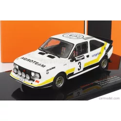   SKODA  160RS MTX (night version) N 3 RALLY VALASSKAA ZIMA 1984 V.BLAHNA - P.SCOVANEK  WHITE BLACK YELLOW