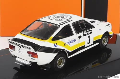 SKODA  160RS MTX (night version) N 3 RALLY VALASSKAA ZIMA 1984 V.BLAHNA - P.SCOVANEK  WHITE BLACK YELLOW