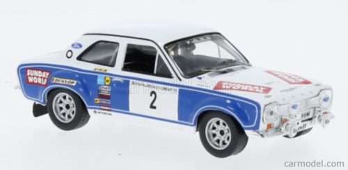 FORD ENGLAND  ESCORT MKI RS 1600 (night version) N 2 WINNER RALLY IRELAND 1975 BILLY COLEMAN - PAUL PHELAN  WHITE BLUE