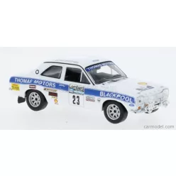   FORD ENGLAND  ESCORT MKI RS 1600 (night version) TEAM THOMAS MOTORS N 23 8th RAC RALLY 1974 BILLY COLEMAN - DAN SULLIVAN  WHITE BLUE