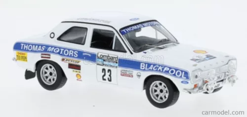 FORD ENGLAND  ESCORT MKI RS 1600 (night version) TEAM THOMAS MOTORS N 23 8th RAC RALLY 1974 BILLY COLEMAN - DAN SULLIVAN  WHITE BLUE