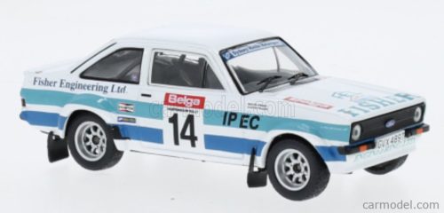 FORD ENGLAND  ESCORT MKII RS 1800 N 14 RALLY HASPENGOUW 1981 BERTIE FISHER - AUSTIN FRAZER  WHITE BLUE