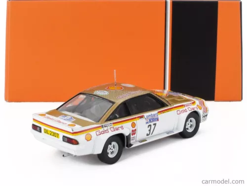 OPEL  MANTA 400 TEAM GM DEALER SPORT N 37 RALLY RAC LOMBARD 1984 BERTIE FISHER - AUSTIN FRAZER  WHITE RED YELLOW