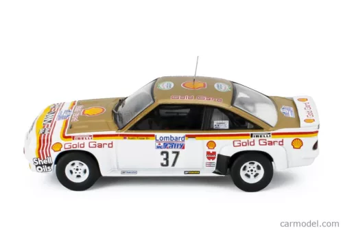 OPEL  MANTA 400 TEAM GM DEALER SPORT N 37 RALLY RAC LOMBARD 1984 BERTIE FISHER - AUSTIN FRAZER  WHITE RED YELLOW