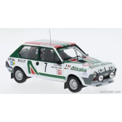   FIAT  RITMO 75 ABARTH ALITALIA (night version) N 7 RALLY MONTECARLO 1979 PER EKLUND - HANS SYLVAN  WHITE GREEN RED