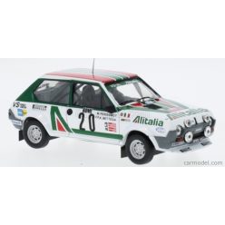   FIAT  RITMO 75 ABARTH ALITALIA (night version) N 20 RALLY MONTECARLO 1979 ATTILIO BETTEGA - MAURIZIO PERISSINOT  WHITE GREEN RED