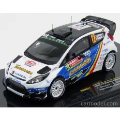   FORD ENGLAND  FIESTA RS WRC N 12 RALLY MONTECARLO 2014 F.DELECOUR - D.SAVIGNONI  BLUE WHITE BLACK