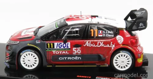 CITROEN  C3 WRC ABU DHABI N 11 RALLY TOUR DE CORSE 2018 S.LOEB - D.ELENA