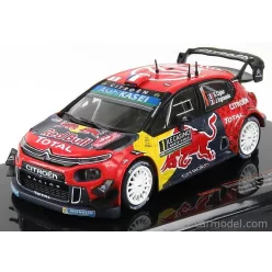   CITROEN  C3 WRC TEAM RED BULL N 1 WINNER RALLY MONTECARLO 2019 S.OGIER - J.INGRASSIA  RED YELLOW GREY