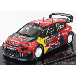   CITROEN  C3 WRC TEAM RED BULL N 4 RALLY SWEDEN 2019 E.LAPPI - J.FERM  RED YELLOW GREY