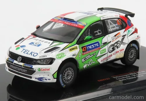 VOLKSWAGEN  POLO GTi R5 TEAM BAUHAUS N 47 RALLY FINLAND 2019 E.LINDHOLM - M.KORHONEN