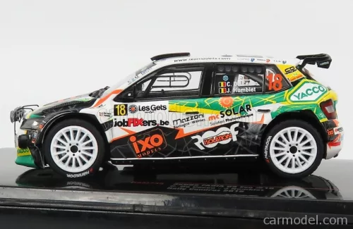 SKODA  FABIA R5 EVO TEAM METIOR SPORT N 18 RALLY CONDROZ 2019 C.DE CECCO - J.HUMBLET  WHITE BLACK GREEN