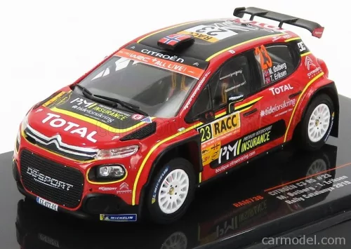CITROEN  C3 R5 N 23 RALLY CATALUNYA 2019 M.OSTERBERG - T.ERIKSEN  RED YELLOW BLACK