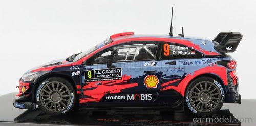 HYUNDAI  i20 WRC COUPE TEAM SHELL MOBIS N 9 6th RALLY MONTECARLO 2020 S.LOEB - D.ELENA