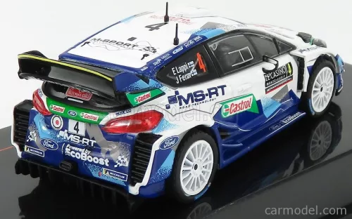 FORD ENGLAND  FIESTA WRC TEAM M-SPORT FORD WRT N 4 4th RALLY MONTECARLO 2020 E.LAPPI - J.FERN  2 TONE BLUE WHITE