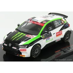   VOLKSWAGEN  POLO GTi R5 N 41 RALLY MONTECARLO 2020 O.SOLBERG - A.JOHNSTON  WHITE BLACK GREEN