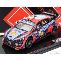   HYUNDAI  i20 COUPE WRC MOBIS N 11 RALLY MONTECARLO 2022 T.NEUVILLE - M.WYDAEGHE  2 TONE BLUE RED