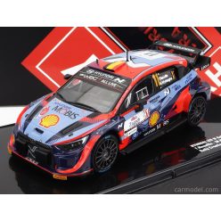   HYUNDAI  i20 COUPE WRC MOBIS N 11 RALLY CROATIA 2022 T.NEUVILLE - M.WYDAEGHE  2 TONE BLUE RED