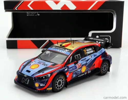HYUNDAI  i20 COUPE WRC MOBIS N 11 RALLY FINLAND 2022 T.NEUVILLE - M.WYDAEGHE  2 TONE BLUE RED
