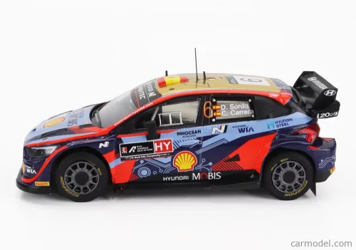 HYUNDAI i20 COUPE WRC MOBIS N 6 3rd RALLY ACROPOLIS 2022 D.SORDO - C.CARRERA