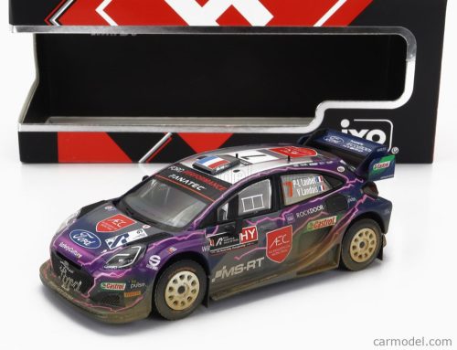 FORD ENGLAND - PUMA RALLY1 RED BULL TEAM FORD WORLD RALLY M-SPORT N 7 4th RALLY ACROPOLIS DIRTY VERSION 2022 PIERRE LOUIS LOUBET - VINCENT LANDAIS