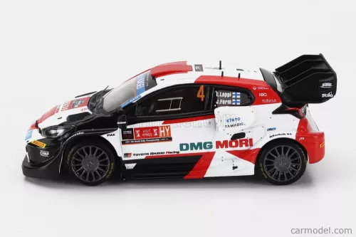 TOYOTA  YARIS GR RALLY1 TEAM TOYOTA GAZOO RACING WRT N 3 RALLY YPRES 2022 LAPPI ESAPEKKA - JANNE FERM  WHITE RED BLACK
