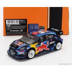   FORD ENGLAND  PUMA RALLY1 RED BULL TEAM M-SPORT FORD WRT (night version) N 7 RALLY CENTRAL EUROPEAN 2023 PIERRE LOUIS LOUBET - BENJAMIN VEILLAS  BLUE BLACK