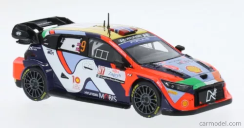 HYUNDAI  i20 N RALLY1 TEAM SHELL MOBIS WRT N 9 6th RALLY CROATIA 2024 ANDREAS MIKKELSEN - TORSTEIN ERIKSEN  VARIOUS