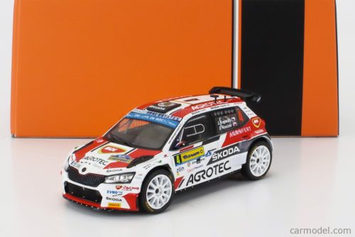 SKODA  FABIA RALLY2 EVO TEAM AGROTECH SKODA N 4 WINNER RALLY BARUM 2022 JAN KOPECKY - JAN HLOUSEK  WHITE RED BLACK