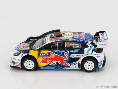 FORD ENGLAND  PUMA RALLY1 RED BULL TEAM FORD WORLD RALLY M-SPORT N 16 3rd RALLY SAFARI KENYA 2024 ADRIEN FOURMAUX - ALEXANDRE CORIA  WHITE BLUE RED