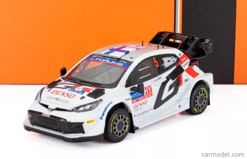 TOYOTA  YARIS GR RALLY1 TEAM TOYOTA GAZOO RACING WRT N 5 4th RALLY FINLAND 2024 SAMI PAJARI - ENNI MALKONEN  WHITE