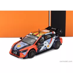   HYUNDAI  i20 N RALLY1 TEAM SHELL MOBIS WRT N 1 6th RALLY MONTECARLO 2025 THIERRY NEUVILLE - MARTIJN WYDAEGHE  2 TONE BLUE RED
