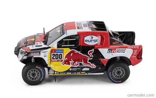 TOYOTA  HILUX GR DKR EVO T1+ PICK-UP TEAM TOYOTA GAZOO RACING RED BULL N 200 WINNER RALLY DAKAR 2023 NASSER AL-ATTIYAH - MATHIEU BAUMEL  VARIOUS