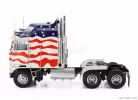 KENWORTH  K100 AERODYNE TRACTOR TRUCK STARS & STRIPES 3-ASSI 1976  WHITE BLUE RED