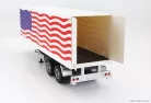 TRAILER  TRAILER FOR TRUCK STARS & STRIPES LIVERY - RIMORCHIO  WHITE BLUE RED