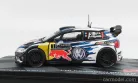 VOLKSWAGEN  POLO WRC TEAM VOLKSWAGEN MOTORSPORT RED BULL N 1 WINNER RALLY MONTECARLO WORLD CHAMPION 2016 S.OGIER - J.INGRASSIA  WHITE BLUE