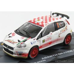   FIAT  GRANDE PUNTO S2000 N 2 RALLY MONTECARLO 2009 G.BASSO - M.DOTTA  WHITE RED