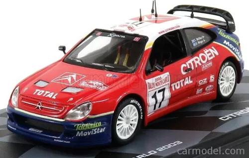 CITROEN  XSARA WRC N 17 RALLY MONTECARLO 2003 C.McRAE - D.RINGER  RED WHITE