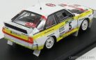 AUDI  SPORT QUATTRO TEAM AUDI 3rd RALLY PORTUGAL 1985 W.ROHRL - C.GEISTDORFER  WHITE YELLOW