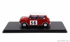 MORRIS  MINI COOPER S N 56 RALLY MONTECARLO 1965 P.HOPKIRK - H.LIDDON  RED WHITE