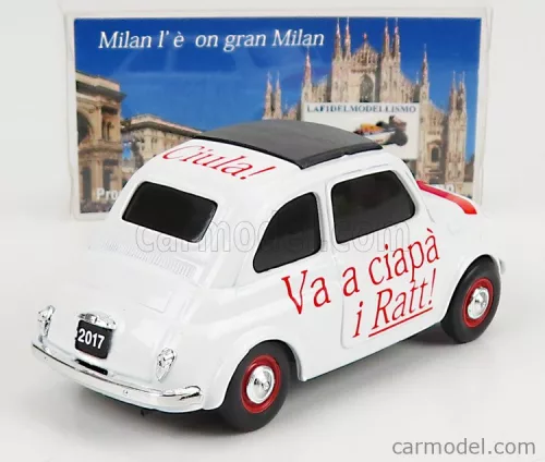 FIAT  500 1965 - DETTI MILANESI - FA BALA' L'OCC ! - CIULA ! - VA A CIAPA' I RATT !