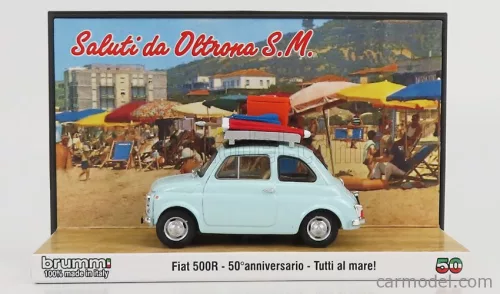FIAT  500R 1972 - TUTTI AL MARE - SALUTI DA OLTRONA S.M. - 50th ANNIVERSARIO 1972 -2022