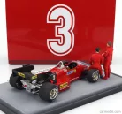 FERRARI  F1 126C4 N 0 PRESENTAZIONE FIORANO SEASON 1984 WITH MICHELE ALBORETO AND RENE ARNOUX DRIVER FIGURES  RED BLACK