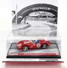FERRARI  250TR TESTAROSSA 3.0L V12 SPIDER TEAM SCUDERIA FERRARI SPA N 11 WINNER 24h LE MANS 1960 WITH OLIVIER GENDEBIEN FIGURE  RED