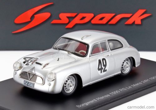 BORGWARD  HANSA 1500S N 42 24h LE MANS 1953 HANS HUGO HARTMANN - ADOLF BRUDES  SILVER