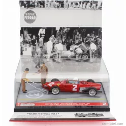   FERRARI  F1  DIORAMA 156 N 2 WORLD CHAMPION WINNER ITALY MONZA GP WITH FIGURES 1961 PHIL HILL  RED