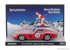 FERRARI  250 GTO COUPE 1962 - VACANZE DI NATALE CON BABBAZZA 2025 - WITH SKI - MERRY CHRISTMAS - BUON NATALE  RED