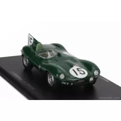   JAGUAR  D-TYPE 3.4L S6 SPIDER TEAM JAGUAR CARS LTD N 15 24h LE MANS 1954 PETER WHITEHEAD - KEN WHARTON  GREEN